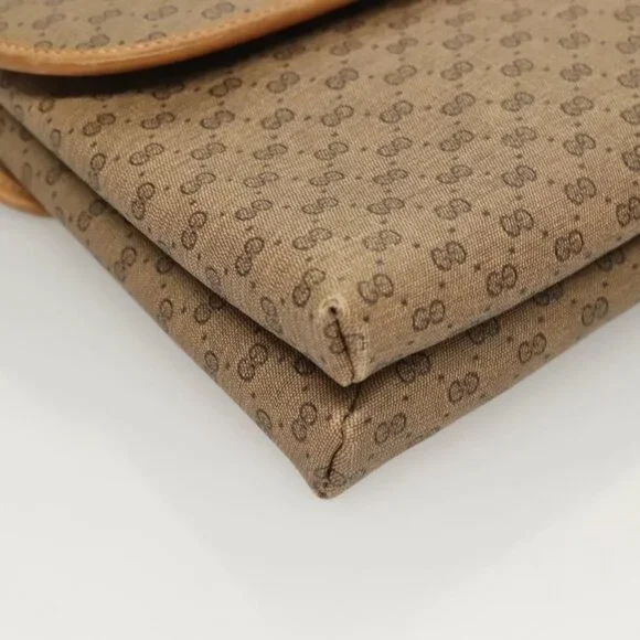 Authentic GUCCI Micro GG Supreme Shoulder Bag PVC Beige Gold 49 001 5548 - Picture 16 of 16